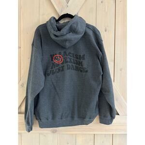 New la millennium dance complex sweatshirt no racism no sexism just dance gray